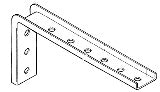 B-100-BR1A: Steel Angle Bracket - 4.5" x 11.25" from Web