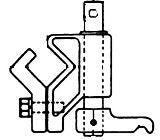 C-100-E: C-Series Collector Body Bracket Clamp Lug and Pivot Pin