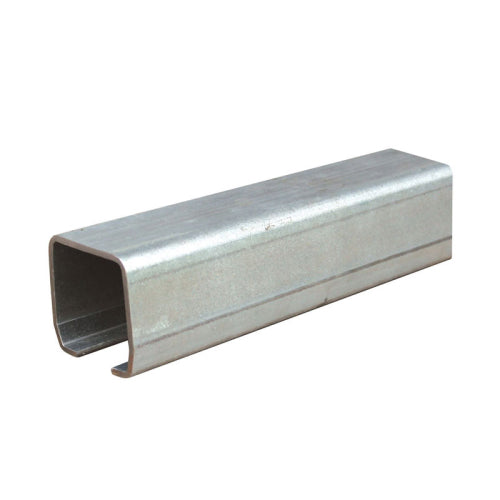 FC-CH1A-20-SS: Rolled Stainless Steel Track - 20 ft Section