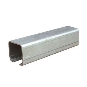 FC-CH1A-6R-SS: Rolled Stainless Steel Track 90 Degrees 9.5 Feet OAL