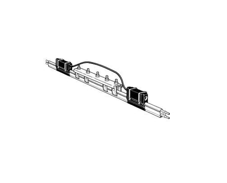 FE-758-2H10-SC: 90 Amp Figure Eight Rolled Galvanized Steel 10 ft Expansion Gap (Outdoor)