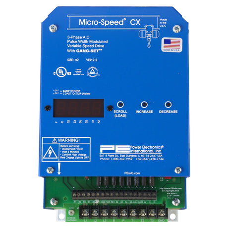 M346CXR: 5.6 Amp 3HP 480V VFD With Internal Regeneration Resistors