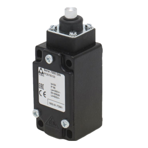 PF25761600: DIN Central Roller Lever Limit Switch With 1NO + 1NC Contact