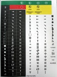 PRET0215PE: Label Sheet - Symbols