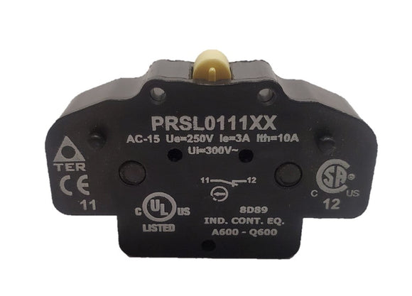 PRSL0111XX: 1 NC Fox Slow Action Double Break Switch For PRSL7194PI Cam