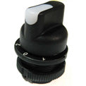 PRSL1857BIC: White Selector Switch - 1/0/2 Spring Return Non Illuminated