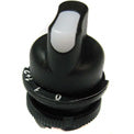 PRSL1859BI: White Translucent Selector Switch - 0/1/1+2 Spring Return