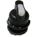 PRSL1859BIC: White Selector Switch - 0/1/1+2 Spring Return Non Illuminated