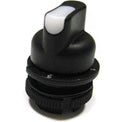 PRSL1862BIC: White Selector Switch - 1/2 Maintained Non Illuminated