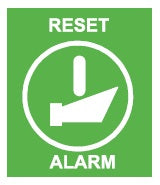 PRTA133IPI: Reset Alarm - Green