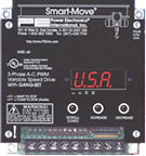 MSM4A23RP: 4.3 Amp 1 HP 208-240V Smart Move VFD With Regen Resistors and Brake Contactor